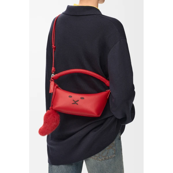 Loewe Cala mini bag in mellow nappa lambskin, Red | Mini Bags | Coveti