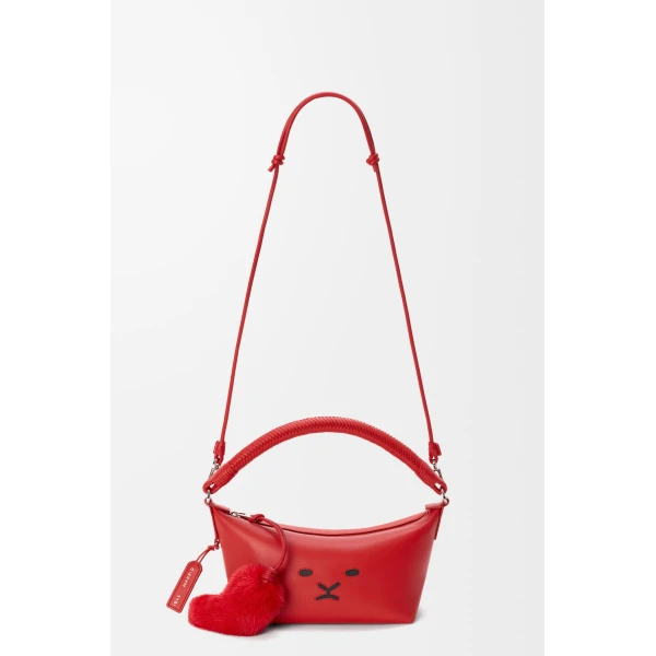 Loewe Cala mini bag in mellow nappa lambskin, Red | Mini Bags | Coveti