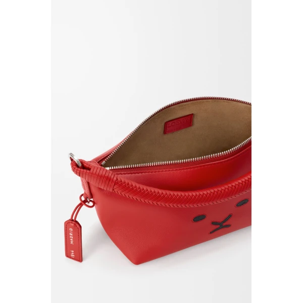 Loewe Cala mini bag in mellow nappa lambskin, Red | Mini Bags | Coveti