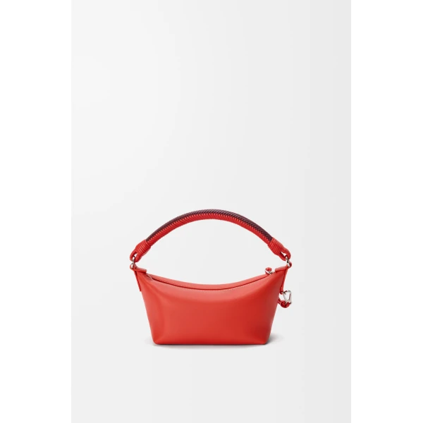 Loewe Cala mini bag in mellow nappa lambskin, Sunrise Orange/Pink Copper Red | Mini Bags | Coveti