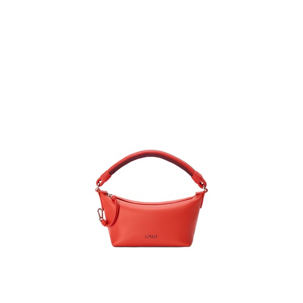 Loewe Cala mini bag in mellow nappa lambskin, Sunrise Orange/Pink Copper Red | Mini Bags | Coveti