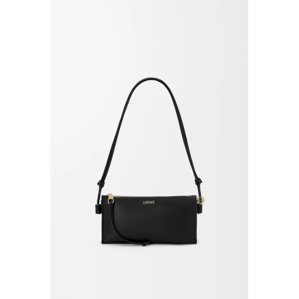 Loewe Joya pouch in nappa calfskin, Black | Clutch Bags | Coveti