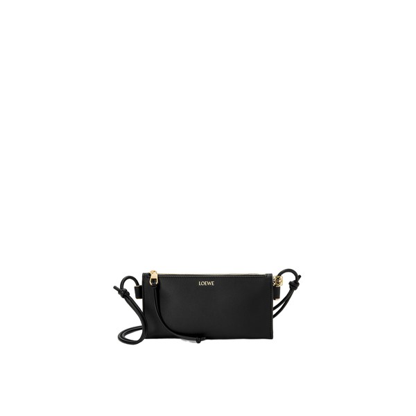Loewe Joya pouch in nappa calfskin, Black | Clutch Bags | Coveti