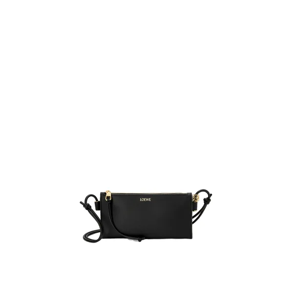 Loewe Joya pouch in nappa calfskin, Black | Clutch Bags | Coveti