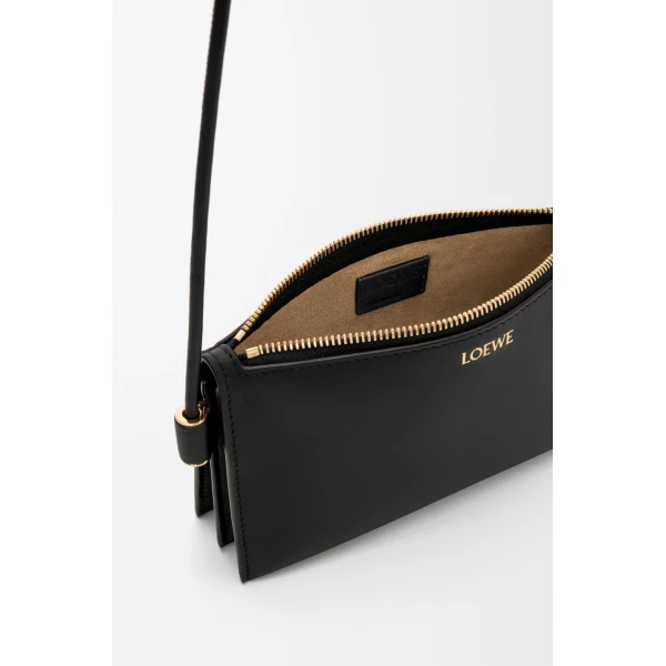 Loewe Joya pouch in nappa calfskin, Black | Clutch Bags | Coveti