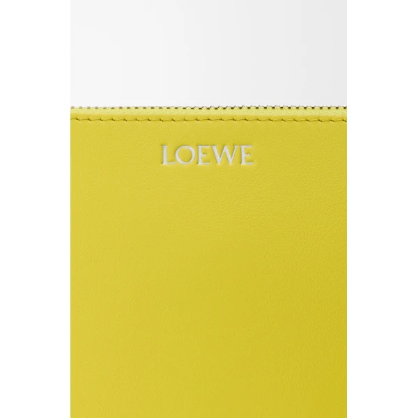 Loewe Joya pouch in nappa calfskin, Lemon | Clutch Bags | Coveti