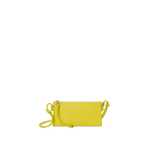Loewe Joya pouch in nappa calfskin, Lemon | Clutch Bags | Coveti