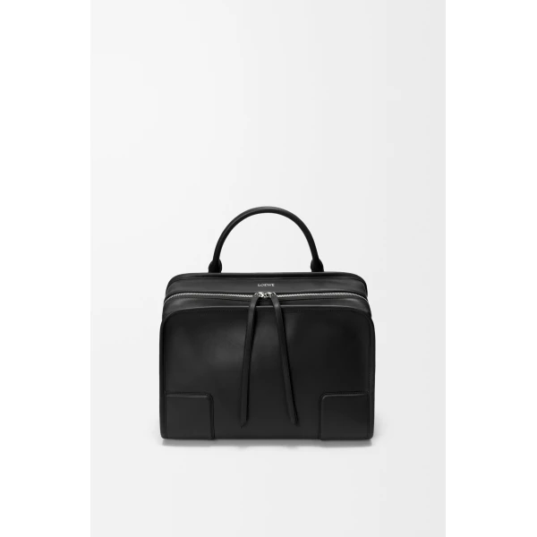 Loewe Large Amazona 180 bag in soft calfskin, Black | Totes & Top-Handle Bags | Coveti