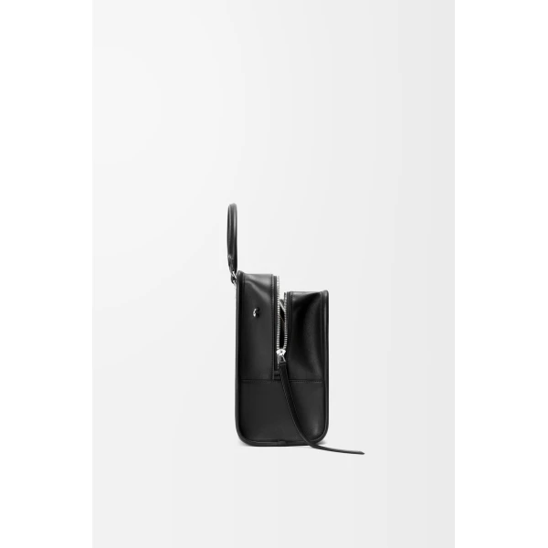 Loewe Large Amazona 180 bag in soft calfskin, Black | Totes & Top-Handle Bags | Coveti