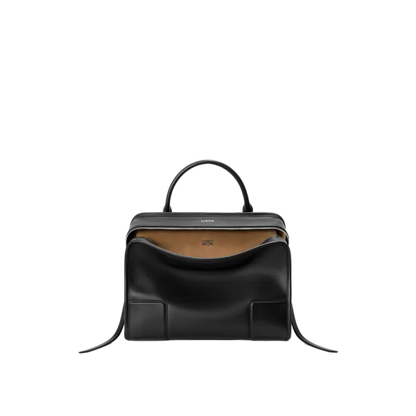 Loewe Large Amazona 180 bag in soft calfskin, Black | Totes & Top-Handle Bags | Coveti