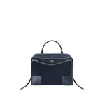 Loewe Large Amazona 180 bag in suede, Deep Navy | Totes & Top-Handle Bags | Coveti