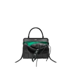 Loewe Medium Amazona 180 Lazy Crab bag in buffalino leather, Black/Green | Totes & Top-Handle Bags | Coveti