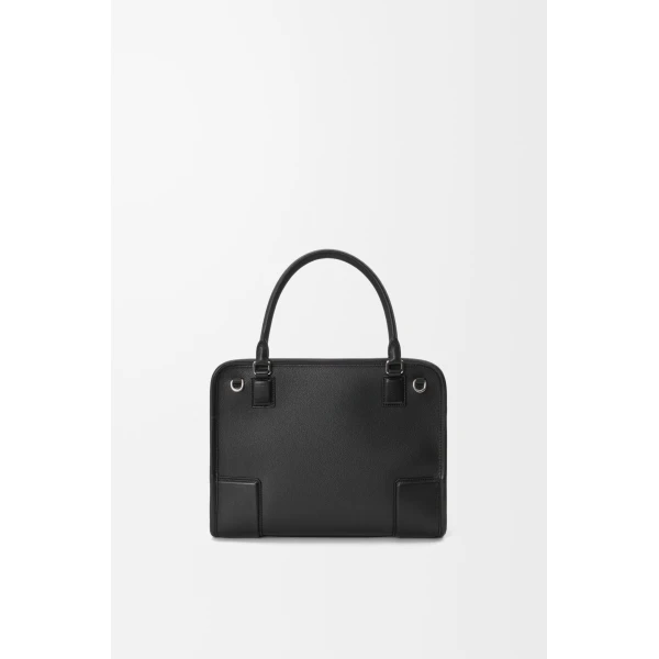 Loewe Medium Amazona 180 Lazy Crab bag in buffalino leather, Black/Green | Totes & Top-Handle Bags | Coveti