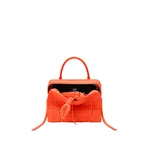 Loewe Medium Amazona 180 Lazy Crab bag in raffia crochet, Vivid Orange | Totes & Top-Handle Bags | Coveti