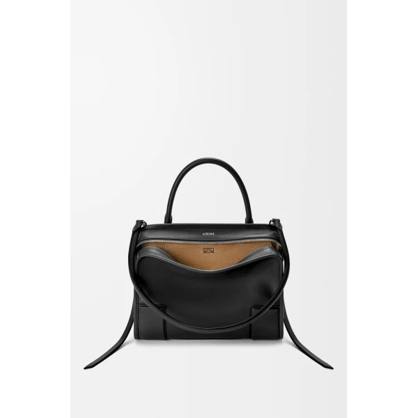 Loewe Medium Amazona 180 bag in soft calfskin, Black | Totes & Top-Handle Bags | Coveti