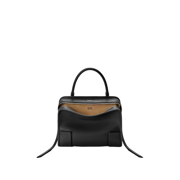 Loewe Medium Amazona 180 bag in soft calfskin, Black | Totes & Top-Handle Bags | Coveti