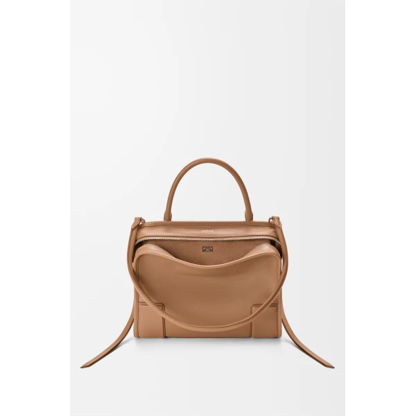 Loewe Medium Amazona 180 bag in soft calfskin, Mocha | Totes & Top-Handle Bags | Coveti