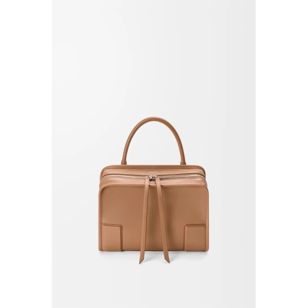Loewe Medium Amazona 180 bag in soft calfskin, Mocha | Totes & Top-Handle Bags | Coveti