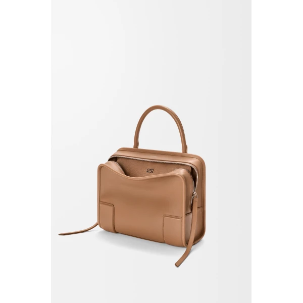 Loewe Medium Amazona 180 bag in soft calfskin, Mocha | Totes & Top-Handle Bags | Coveti