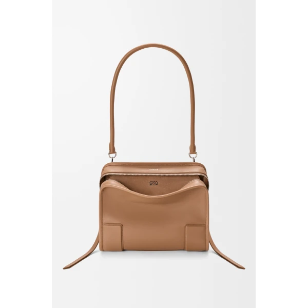 Loewe Medium Amazona 180 bag in soft calfskin, Mocha | Totes & Top-Handle Bags | Coveti