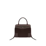 Loewe Medium Amazona 180 bag in suede, Dark Chestnut | Totes & Top-Handle Bags | Coveti