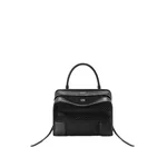Loewe Medium Amazona 180 bag in woven calfskin, Black | Totes & Top-Handle Bags | Coveti