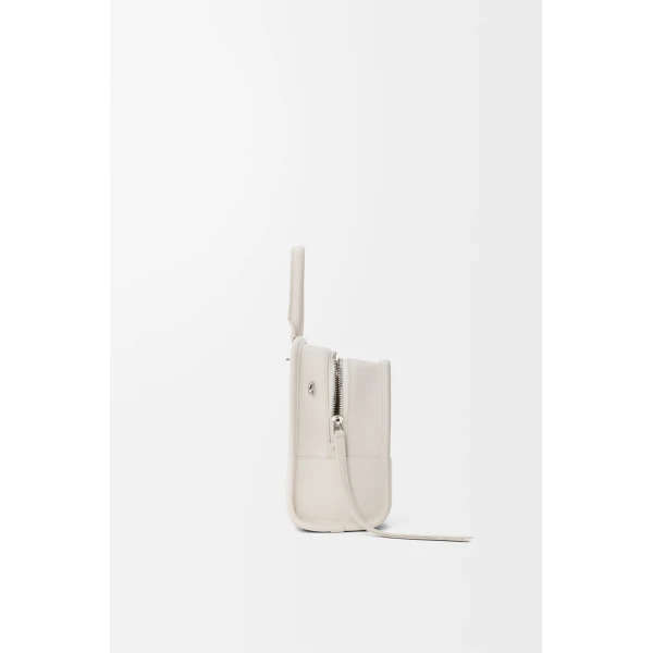Loewe Medium Amazona 180 bag in woven calfskin, Soft White | Totes & Top-Handle Bags | Coveti