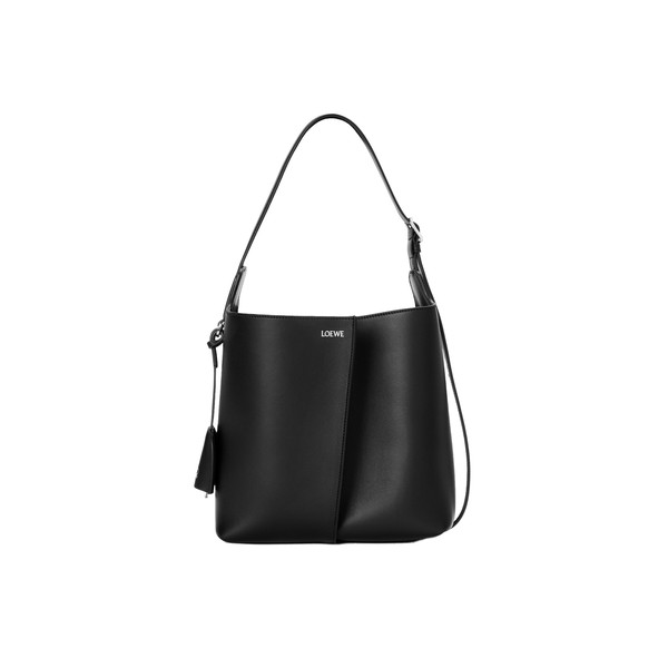 Loewe Medium Bilbao bucket in smooth calfskin, Black | Bucket Bags | Coveti