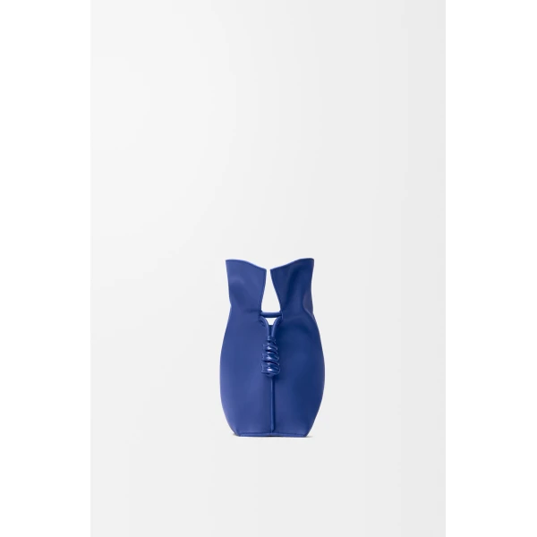 Loewe Medium Coil Flamenco clutch in nappa calfskin, Stellar Blue | Shoulder & Crossbody Bags | Coveti