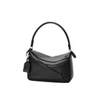Loewe Medium Featherlight Puzzle bag in nappa lambskin, Black | Shoulder & Crossbody Bags | Coveti