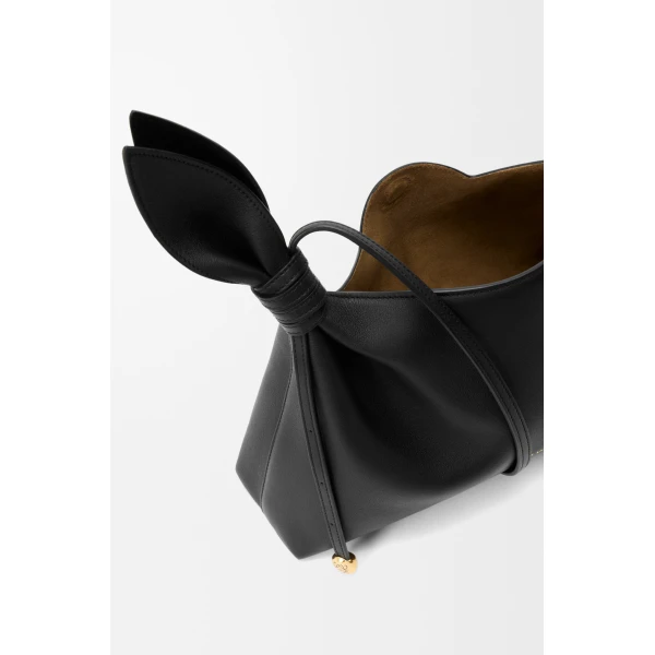 Loewe Medium Scarf bag in smooth calfskin, Black | Shoulder & Crossbody Bags | Coveti