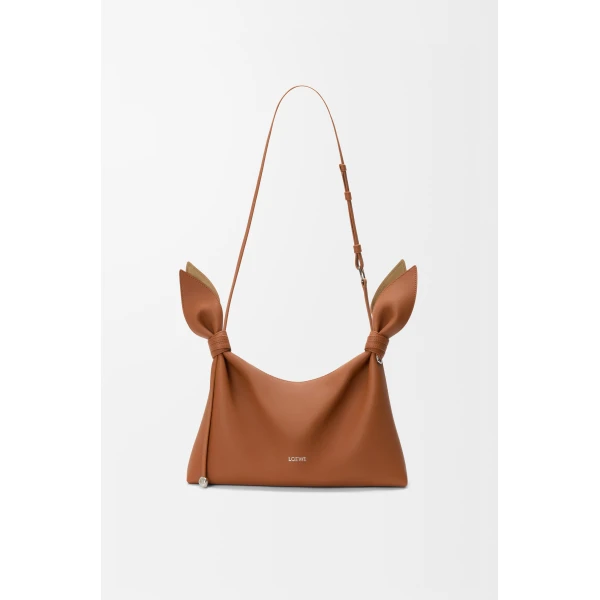 Loewe Medium Scarf bag in smooth calfskin, Squirrel | Shoulder & Crossbody Bags | Coveti