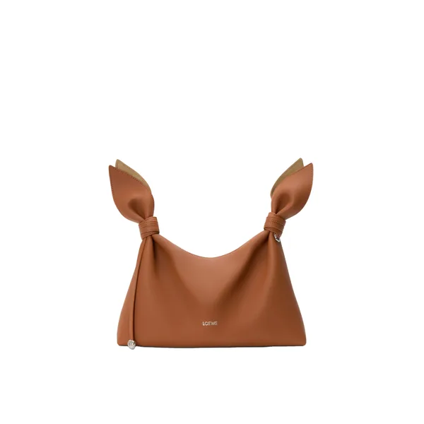Medium Scarf bag in smooth calfskin, Squirrel