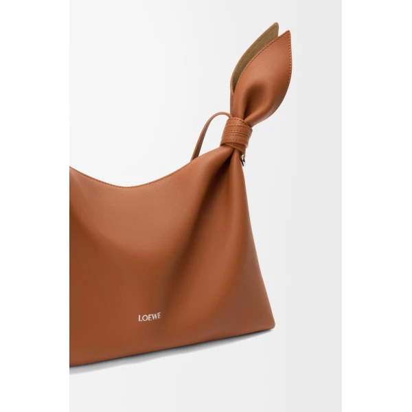 Loewe Medium Scarf bag in smooth calfskin, Squirrel | Shoulder & Crossbody Bags | Coveti