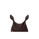 Loewe Medium Scarf bag in suede, Dark Chestnut | Shoulder & Crossbody Bags | Coveti