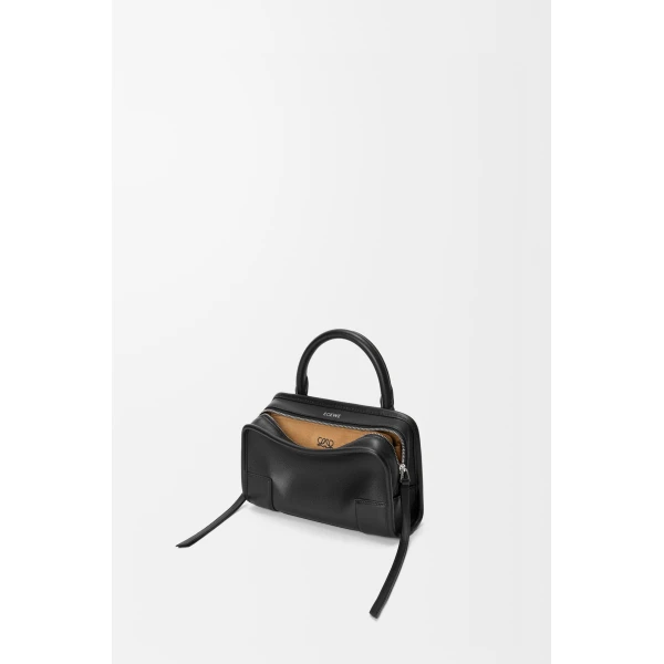 Loewe Mini Amazona 180 bag in soft calfskin, Black | Totes & Top-Handle Bags | Coveti