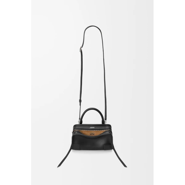 Loewe Mini Amazona 180 bag in soft calfskin, Black | Totes & Top-Handle Bags | Coveti