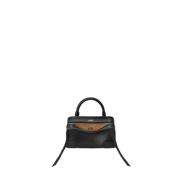 Mini Amazona 180 bag in soft calfskin, Black