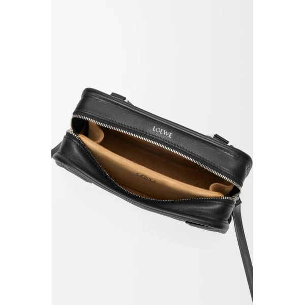 Loewe Mini Amazona 180 bag in soft calfskin, Black | Totes & Top-Handle Bags | Coveti