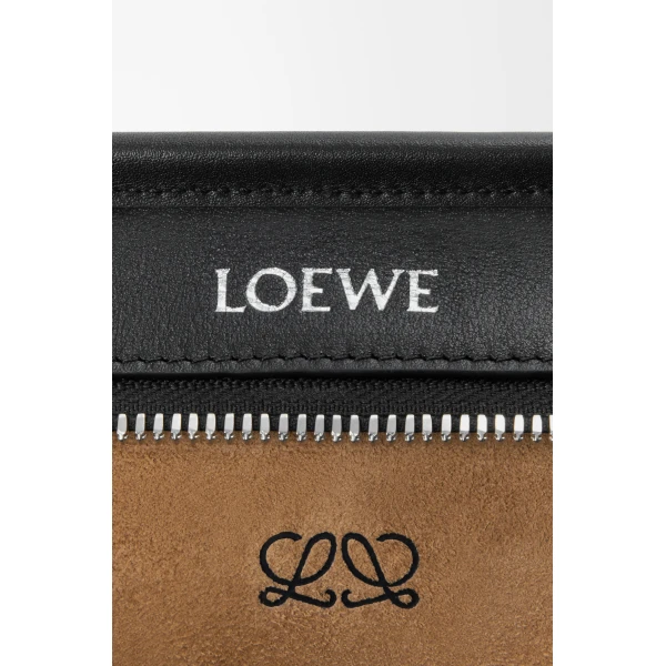 Loewe Mini Amazona 180 bag in soft calfskin, Black | Totes & Top-Handle Bags | Coveti