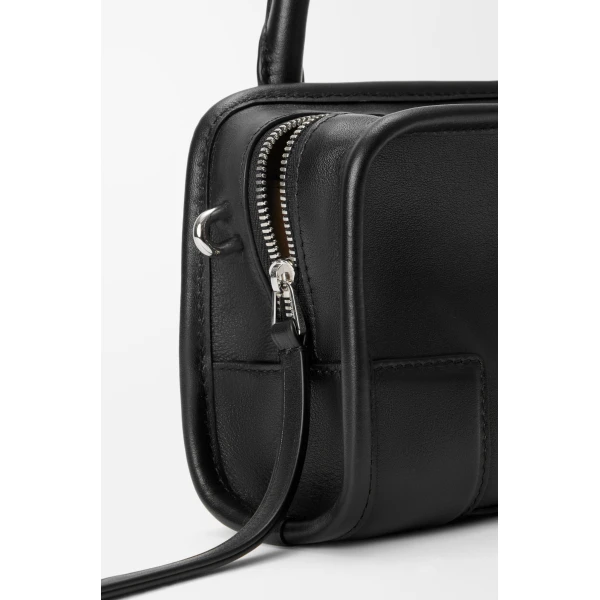 Loewe Mini Amazona 180 bag in soft calfskin, Black | Totes & Top-Handle Bags | Coveti