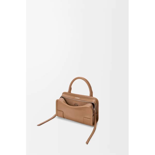 Loewe Mini Amazona 180 bag in soft calfskin, Mocha | Totes & Top-Handle Bags | Coveti