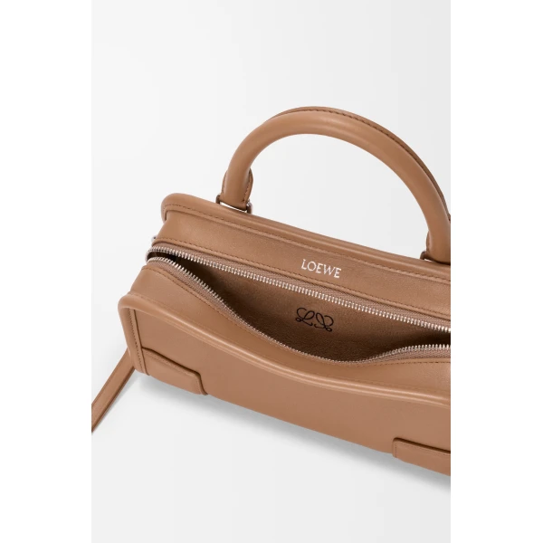 Loewe Mini Amazona 180 bag in soft calfskin, Mocha | Totes & Top-Handle Bags | Coveti