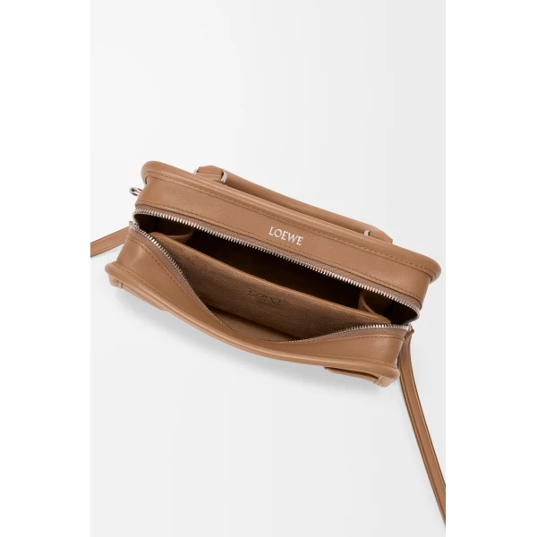 Loewe Mini Amazona 180 bag in soft calfskin, Mocha | Totes & Top-Handle Bags | Coveti