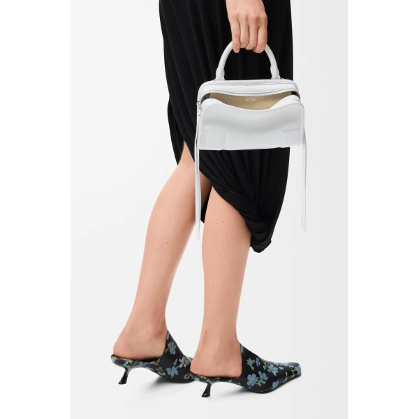Loewe Mini Amazona 180 bag in soft calfskin, White | Totes & Top-Handle Bags | Coveti