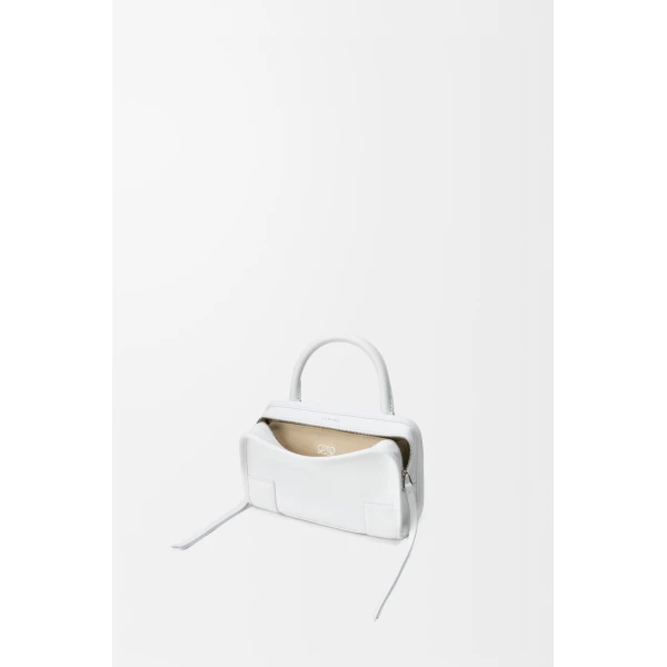 Loewe Mini Amazona 180 bag in soft calfskin, White | Totes & Top-Handle Bags | Coveti