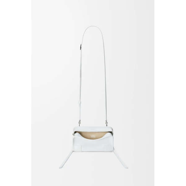 Loewe Mini Amazona 180 bag in soft calfskin, White | Totes & Top-Handle Bags | Coveti