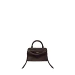 Loewe Mini Amazona 180 bag in suede, Dark Chestnut | Totes & Top-Handle Bags | Coveti