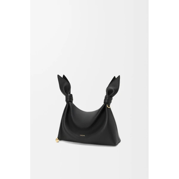 Loewe Mini Scarf bag in smooth calfskin, Black | Shoulder & Crossbody Bags | Coveti