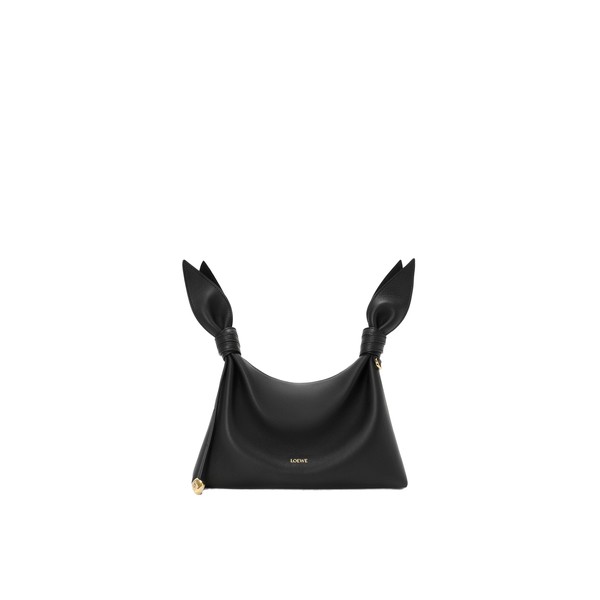 Loewe Mini Scarf bag in smooth calfskin, Black | Shoulder & Crossbody Bags | Coveti